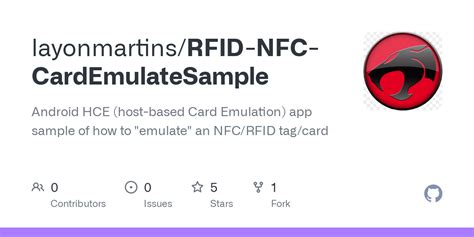 emulate nfc tag with phone|host based card emulation android.